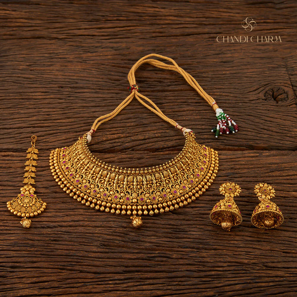 Antique Choker With Gold Plating