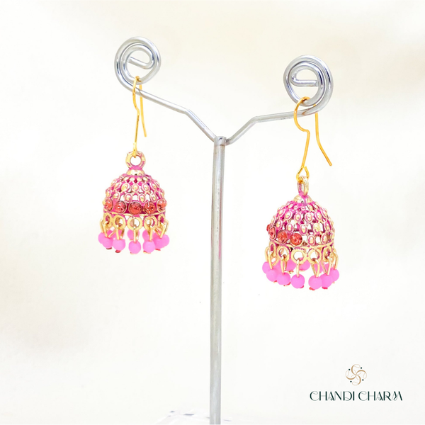 Pink Nagina Jhumki