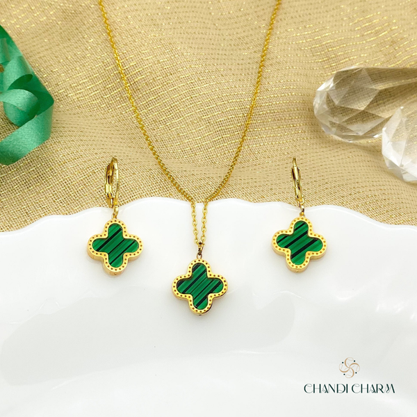 Four Leaf Clover Set - Green