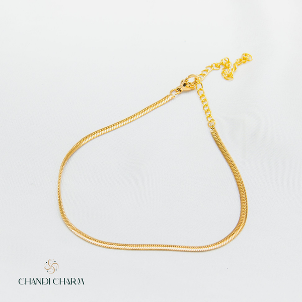 Snake Anklet - Gold