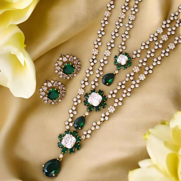 Emerald Berthe Victorian Jewellery Set - New Arrival