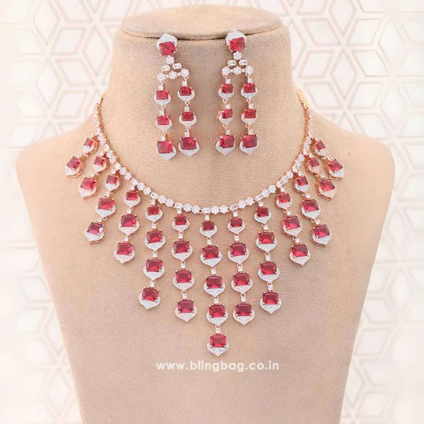Ruby Ellyse Zirconia Jewellery Set - EOSS
