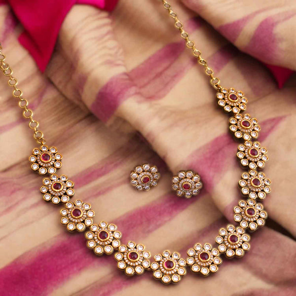 Wine Shimmer Victorian Jewellery Set- New Arrival